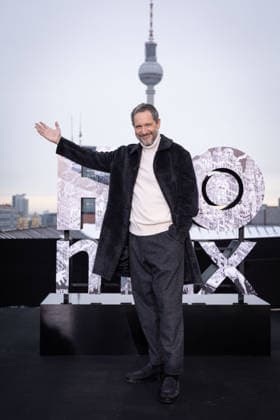 Photocall A KNIGHT OF THE SEVEN KINGDOMS Bertie Carvel ( Baelor Targaryen ) Photocall A KNIGHT OF THE SEVEN KINGDOMS auf dem Dach des Humboldt Forums in Berlin Datum: 12.01.2026 Copyright: xEventpressxFuhrx
