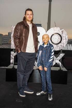 abb: Peter Claffey und Dexter Sol Ansell beim Fotocalls zum Start von HBO Max A Knight of the Seven Kingdoms der US amerikanischen Fantasyserie mein munus Graden auf der winterlichen Dachterrasse des Humboldt- Forum Berlin am 12.01.2026 Berlin Deutschland