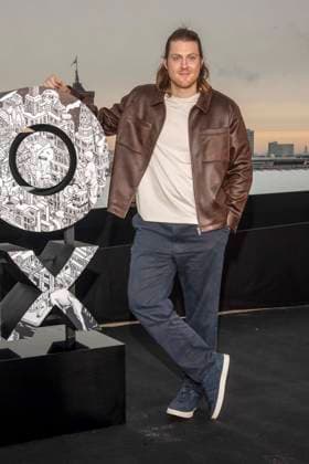 abb: Peter Claffey beim Fotocalls zum Start von HBO Max A Knight of the Seven Kingdoms der US amerikanischen Fantasyserie mein munus Graden auf der winterlichen Dachterrasse des Humboldt- Forum Berlin am 12.01.2026 Berlin Deutschland