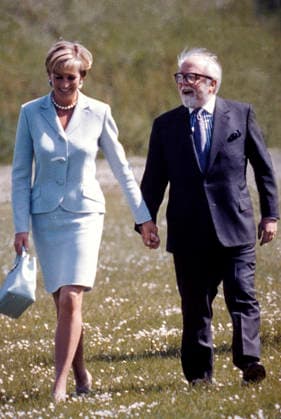 RECORD DATE NOT STATED Princess Diana, Lord Richard Attenborough 1985 Photo by Neville ** H.L. EDITORIAL USE ONLY  Copyright: x