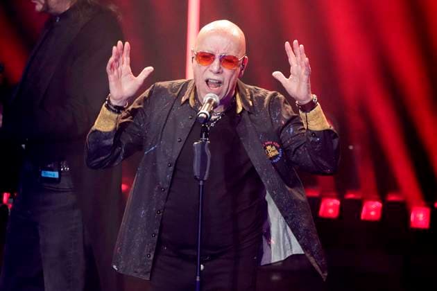 12.01.2026, Toni Krahl, Saenger, im Konzert im Friedrichstadt-Palast Berlin, der ehem. Saenger von CITY, mit neuer Band Toni Krahl und die Kinx vom Prenzlauer Berg, Berlin Deutschland, Germany