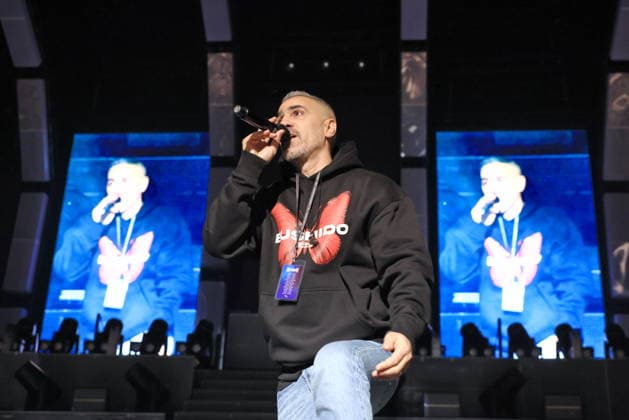 12.01.2026, Bushido, Rapper, im Konzert live in der Uber Arena, Berlin, Abschiedstournee ãAlles wird gut - Tour 2026Ò, bgl. Anis Ferchichi, Berlin