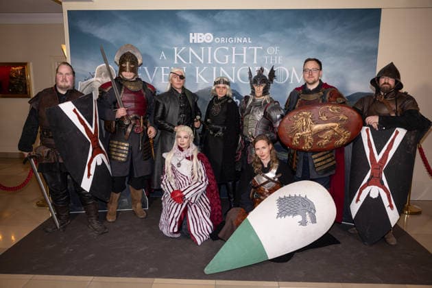 Fanevent A KNIGHT OF THE SEVEN KINGDOMS Kostüm Cosplay Gäste Feature Atmosphäre Fanevent Lesung und Q&A Script to Screen von A KNIGHT OF THE SEVEN KINGDOMS im Delphi Kino in Berlin Datum: 12.01.2026 Copyright: xEventpressxFuhrx