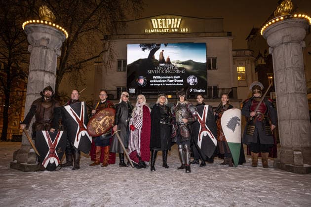 Fanevent A KNIGHT OF THE SEVEN KINGDOMS Kostüm Cosplay Gäste Feature Atmosphäre Fanevent Lesung und Q&A Script to Screen von A KNIGHT OF THE SEVEN KINGDOMS im Delphi Kino in Berlin Datum: 12.01.2026 Copyright: xEventpressxFuhrx