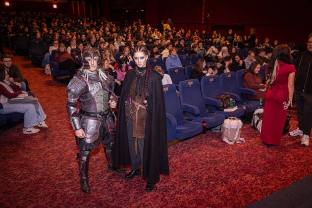 Fanevent A KNIGHT OF THE SEVEN KINGDOMS Cosplay Kostüm Gäste Feature Atmosphäre Fanevent Lesung und Q&A Script to Screen von A KNIGHT OF THE SEVEN KINGDOMS im Delphi Kino in Berlin Datum: 12.01.2026 Copyright: xEventpressxFuhrx