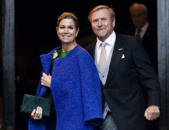 AMSTERDAM King Willem-Alexander and Queen Maxima arrive at the Royal Palace on Dam Square for the New Year s reception. The royal couple receives members of the diplomatic corps of foreign diplomats. REMKO DE WAAL ANP netherlands out - belgium out  Copyright: xx x547359383x originalFilename: 547359383.jpg