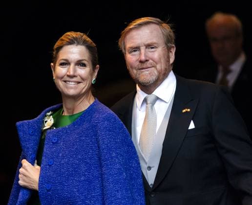 AMSTERDAM King Willem-Alexander and Queen Maxima arrive at the Royal Palace on Dam Square for the New Year s reception. The royal couple receives members of the diplomatic corps of foreign diplomats. REMKO DE WAAL ANP netherlands out - belgium out  Copyright: xx x547359403x originalFilename: 547359403.jpg