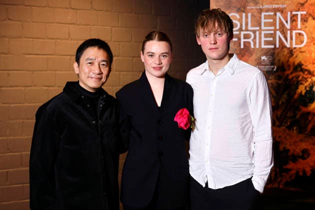 Schauspieler Tony Leung Chiu-wai, Schauspielerin Luna Wedler und Schauspieler Enzo Brumm bei der NRW-Premiere des Films Silent Friend im Cinenova-Kino in Ehrenfeld. Köln, 13.01.2026 NRW Deutschland Copyright: xChristophxHardtx