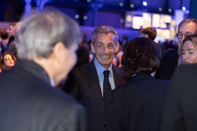 Figaro s 200Th Anniversary Evening Nicolas Sarkozy attends Figaro s 200Th Anniversary Evening at Grand Palais on January 13, 2025 in Paris, France. Photo by Nasser Berzane ABACAPRESS.COM Paris France  Copyright: xBerzanexNasser ABACAx