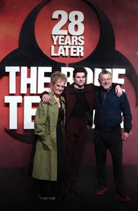 January 13, 2026, London, United Kingdom: Lorraine Ashbourne, Louis Ashbourne Serkis and Andy Serkis attend the 28 Years Later The Bone Temple World Premiere at BFI IMAX Waterloo. London United Kingdom - ZUMAs197 20260113_aaa_s197_075 Copyright: xFredxDuvalx