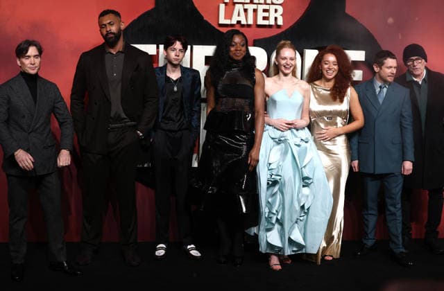 January 13, 2026, London, United Kingdom: Cillian Murphy, Chi Lewis-Parry, Alfie Williams, Nia DaCosta, Emma Laird, Erin Kellyman, Jack O Connell and Danny Boyle attend the 28 Years Later The Bone Temple World Premiere at BFI IMAX Waterloo. London United Kingdom - ZUMAs197 20260113_aaa_s197_095 Copyright: xFredxDuvalx