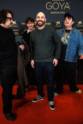 January 13, 2026, Madrid, Spain: Jorge Acosta, Alejandro Buera, Manuel Manrique and Alberto Torres attend the photocall of the nominees for the 40th Goya Awards, Madrid. Madrid Spain - ZUMAs197 20260113_aaa_s197_166 Copyright: xMarcoxBaradax