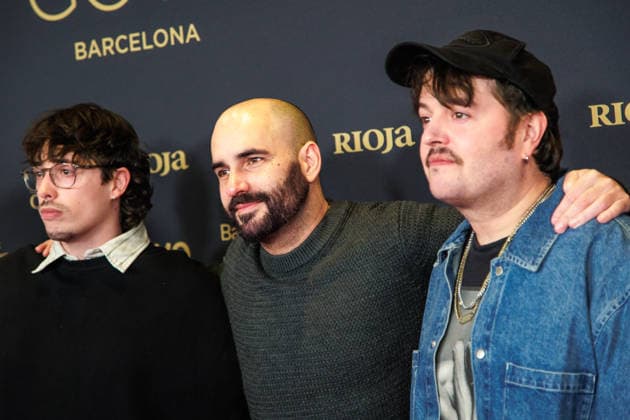 January 13, 2026, Madrid, Spain: Alejandro Buera, Manuel Manrique and Alberto Torres attend the photocall of the nominees for the 40th Goya Awards, Madrid. Madrid Spain - ZUMAs197 20260113_aaa_s197_174 Copyright: xMarcoxBaradax