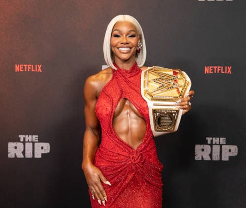 Jade Cargill arrives on the red carpet for the Netflix s The Rip New York Premiere on Tuesday, January 13, 2026 at Alice Tully Hall, Lincoln Center in New York City.  NYP20260113603 SERENAxXUxNING