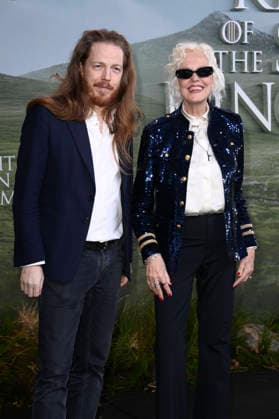 Ellen von Unwerth mit Begleitung bei der Premiere der HBO Max-Serie A Knight of the Seven Kingdoms im Zoo Palast. Berlin, 13.01.2026