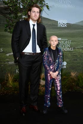 Peter Claffey und Dexter Sol Ansell bei der Premiere der HBO Max-Serie A Knight of the Seven Kingdoms im Zoo Palast. Berlin, 13.01.2026