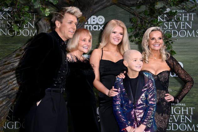 Jonathan Ansell, Wendy King, Sienna Valentine Ansell, Dexter Sol Ansell und Debbie King bei der Premiere der HBO Max-Serie A Knight of the Seven Kingdoms im Zoo Palast. Berlin, 13.01.2026