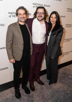 January 13, 2026, Bronx, New York, USA: Jay Duplass, Michael Strassner and Shuli Harel attend National Board of Review Awards Gala at Cipriani 42nd Street in New York, NY on January 13, 2026 Bronx USA - ZUMAr339 20260113_znp_r339_119 Copyright: xLevxRadinx