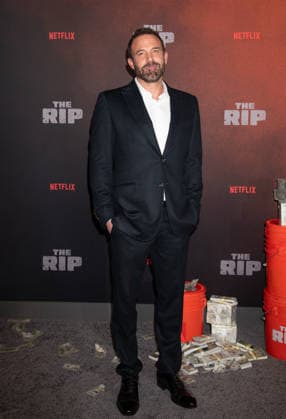 Arrivals for the World Premiere Of The Rip Featuring: Ben Affleck Where: New York, New York, United States When: 13 Jan 2026 Credit: Janet Mayer INSTARimages.com EDITORIAL USE ONLY. NOT FOR USE BY NEWSPAPERS BASED IN THE UK. Copyright: xx instar55380830