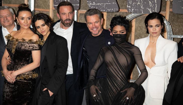 Arrivals for the World Premiere Of The Rip Featuring: Catalina Sandino Moreno, Sasha Calle, Ben Affleck, Matt Damon, Teyana Taylor, Lina Esco Where: New York, New York, United States When: 13 Jan 2026 Credit: Janet Mayer INSTARimages.com EDITORIAL USE ONLY. NOT FOR USE BY NEWSPAPERS BASED IN THE UK. Copyright: xx instar55380848