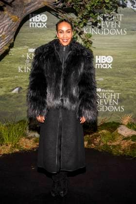 abb: Hadnet Tesfai auf dem schwarzen Teppich bei der Kinostart der Weltpremiere von HBO Max A Knight of the Seven Kingdoms der US amerikanischen Fantasyserie im Zoo Palaast am 13.01.2025 in Berlin Berlin Deutschland