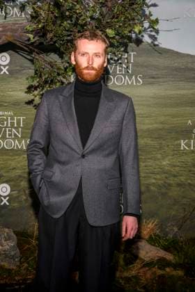 abb: Edward Ashley auf dem schwarzen Teppich bei der Kinostart der Weltpremiere von HBO Max A Knight of the Seven Kingdoms der US amerikanischen Fantasyserie im Zoo Palaast am 13.01.2025 in Berlin Berlin Deutschland