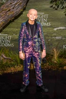 abb: Dexter Sol Ansell auf dem schwarzen Teppich bei der Kinostart der Weltpremiere von HBO Max A Knight of the Seven Kingdoms der US amerikanischen Fantasyserie im Zoo Palaast am 13.01.2025 in Berlin Berlin Deutschland