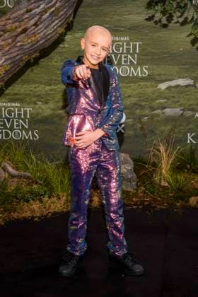 abb: Dexter Sol Ansell auf dem schwarzen Teppich bei der Kinostart der Weltpremiere von HBO Max A Knight of the Seven Kingdoms der US amerikanischen Fantasyserie im Zoo Palaast am 13.01.2025 in Berlin Berlin Deutschland
