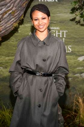 abb: Myha™la Myhala Herrold zu Gast auf dem schwarzen Teppich bei der Kinostart der Weltpremiere von HBO Max A Knight of the Seven Kingdoms der US amerikanischen Fantasyserie im Zoo Palaast am 13.01.2025 in Berlin Berlin Deutschland