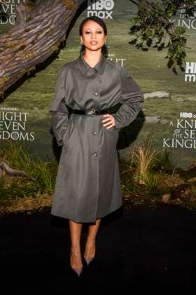 abb: Myha™la Myhala Herrold zu Gast auf dem schwarzen Teppich bei der Kinostart der Weltpremiere von HBO Max A Knight of the Seven Kingdoms der US amerikanischen Fantasyserie im Zoo Palaast am 13.01.2025 in Berlin Berlin Deutschland