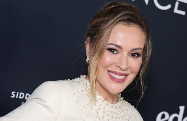 FilmHub & Siddhayatan Tirth productions present the Los Angeles red carpet premiere for the 4-Part docuseries Balance: A Perimenopause Journey at Pacific Design Centre Featuring: Alyssa Milano Where: Los Angeles, California, United States When: 13 Jan 2026 Credit: Faye s Vision Cover Images EDITORIAL USE ONLY. NOT FOR USE BY NEWSPAPERS BASED IN THE UK. Copyright: xx coverimg55381093
