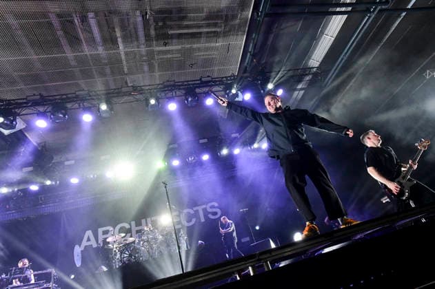 Die Architects live bei einem Konzert in der Swiss Life Hall. Hannover, 13.01.202