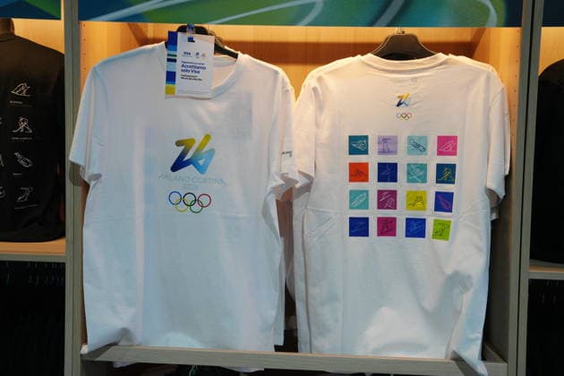 Milan, Megastore in Piazza Duomo for the Milan Cortina 2026 Winter Olympics and Paralympics, with the sale of gadgets and clothing and advertising - Milan Cortina 2026 Winter Olympic Games  Copyright: xDuilioxPiaggesix xipa-agency.netx xDuilioxPiaggesix IPA_Agency_IPA70053781