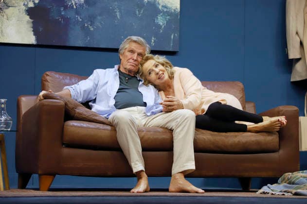 Sigmar Solbach und Michaela May bei der Fotoprobe zum Theaterstück Der Abschiedsbrief in der Komödie Winterhuder Fährhaus. Hamburg, 14.01.2026