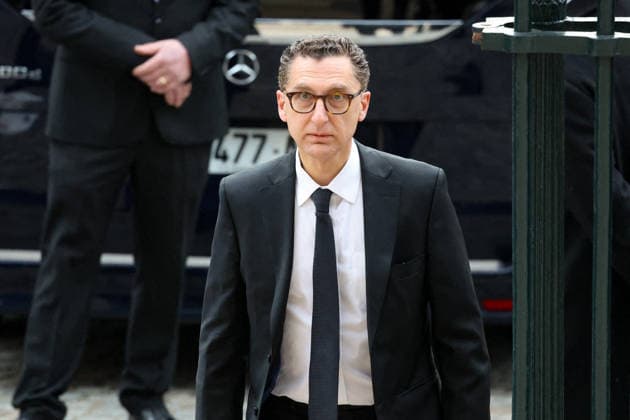 Maxime Saada Arrivals at the religious ceremony in tribute to Rolland Courbis at the Madeleine church in Paris, France, on January 14, 2026 Jacovides Moreau Bestimage Arrivals at the religious ceremony in tribute to Rolland Courbis at the Madeleine church in Paris, France, on January 14, 2026 Paris France  Copyright: xJACOVIDES-MOREAUx xBESTIMAGExJACOVIDES-MOREAUx xBESTIMAGEx