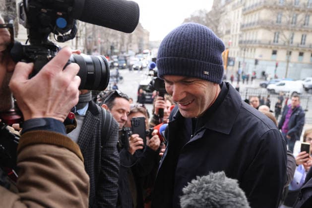 Zinedine Zidane Arrivals at the religious ceremony in tribute to Rolland Courbis at the Madeleine church in Paris, France, on January 14, 2026 Jacovides Moreau Bestimage Arrivals at the religious ceremony in tribute to Rolland Courbis at the Madeleine church in Paris, France, on January 14, 2026 Paris France  Copyright: xJACOVIDES-MOREAUx xBESTIMAGExJACOVIDES-MOREAUx xBESTIMAGEx