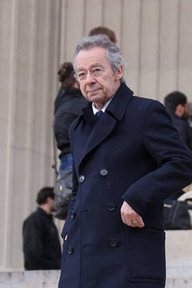 Michel Denisot Exits of the religious ceremony in tribute to Rolland Courbis at the Madeleine church in Paris, France, on January 14, 2026 Jacovides Moreau Bestimage Exits of the religious ceremony in tribute to Rolland Courbis at the Madeleine church in Paris, France, on January 14, 2026 Paris France  Copyright: xJACOVIDES-MOREAUx xBESTIMAGExJACOVIDES-MOREAUx xBESTIMAGEx