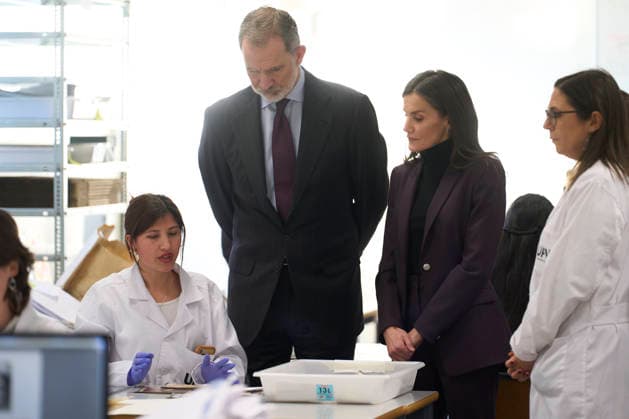 Spanish Royals Visit to the project Save the Photos UPV Recover the Memories King Felipe VI of Spain, Queen Letizia of Spain visits to the project Save the Photos UPV Recover the Memories at University of Pais Valencia on January 14, 2026 in Valencia, Spain Photo by IMAGO MPG Valencia University of Pais Valencia Comunidad Valenciana Spain  Copyright: xMPGx