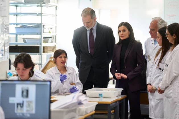 14-01-2026 University Queen Letizia and King Felipe visited the Save the UPV photos and recoved the memories project at the faculty if Fine Arts at the Polytechnic university of Valencia. No Spain Â  Copyright: xPPEx