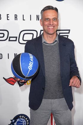 Rocco Braeuniger (Amazon Vice President, Country Manager) bei der Ankunft zum NBA TIP-OFF-DINNER im Axel Springer Hochhaus in Berlin am 14.01.2026