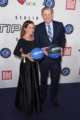 Guest, Charles Freeman (President of Business Operations Orlando Magic) bei der Ankunft zum NBA TIP-OFF-DINNER im Axel Springer Hochhaus in Berlin am 14.01.2026