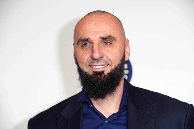 Marcin Gortat (NBA legend) bei der Ankunft zum NBA TIP-OFF-DINNER im Axel Springer Hochhaus in Berlin am 14.01.2026