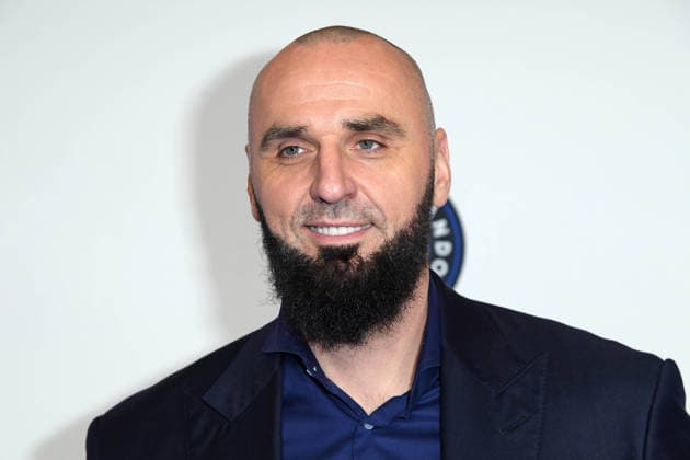 Marcin Gortat (NBA legend) bei der Ankunft zum NBA TIP-OFF-DINNER im Axel Springer Hochhaus in Berlin am 14.01.2026