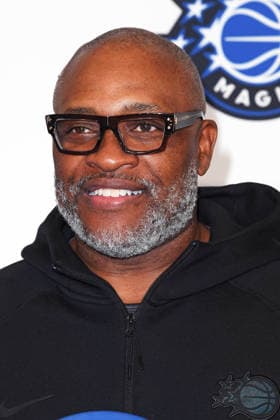 Nick Anderson (NBA legend) bei der Ankunft zum NBA TIP-OFF-DINNER im Axel Springer Hochhaus in Berlin am 14.01.2026