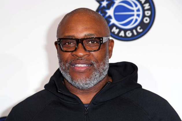 Nick Anderson (NBA legend) bei der Ankunft zum NBA TIP-OFF-DINNER im Axel Springer Hochhaus in Berlin am 14.01.2026