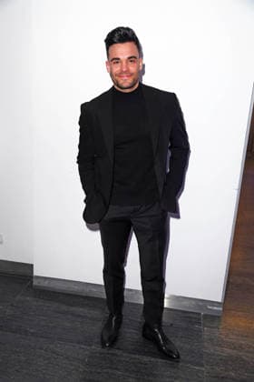 Stefano Zarrella bei der Ankunft zum NBA TIP-OFF-DINNER im Axel Springer Hochhaus in Berlin am 14.01.2026