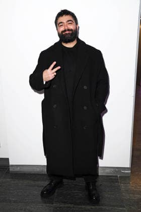 Serdar Karabiyik (Serdar Karibik) bei der Ankunft zum NBA TIP-OFF-DINNER im Axel Springer Hochhaus in Berlin am 14.01.2026