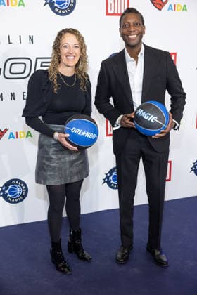NBA Tip-Off Dinner Axel Springer Amy Brooks ist Präsidentin für globale Geschäftsentwicklung der NBA und Begleitung Tip - off Dinner Der Axel Springer Verlag lädt anläßlich des NBA Spiels am 15.01. zu einem Dinner ins Verlagshaus in Berlin Copyright: xEventpressxFuhrx