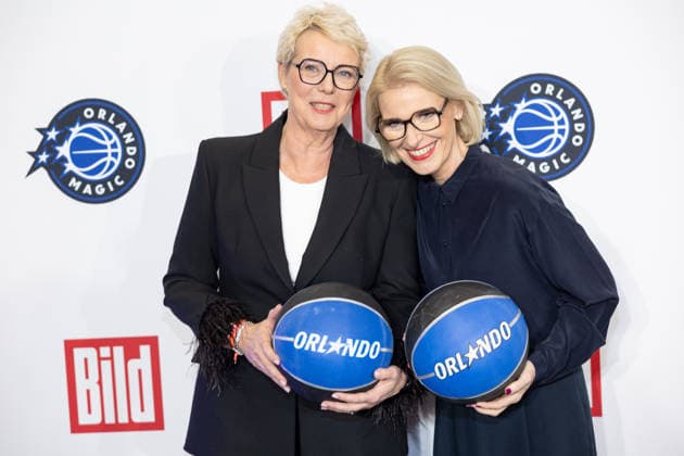 NBA Tip-Off Dinner Axel Springer BILD-Chefredakteurin Marion Horn und Tanja May - Deutsche Boulevard-Journalistin. Sie war stellvertretende Chefredakteurin der Zeitschrift Bunte und ist seit 1. Oktober 2021 Unterhaltungschefin und stellvertretende Chefredakteurin von Bild Tip - off Dinner Der Axel Springer Verlag lädt anläßlich des NBA Spiels am 15.01. zu einem Dinner ins Verlagshaus in Berlin Copyright: xEventpressxFuhrx