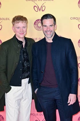 Premiere, Cirque du Soleil, Arrivals, London, UK. 14 January 2026. London, UK, 14 January 2026. Owain Wyn Evans and Gethin Jones attend the UK Premiere of the Cirque du Soleil production of OVO at the Royal Albert Hall, London, UK., Credit:Lee Floyd Avalon UK, London, Royal Albert Hall  Copyright: xLeexFloydx xAvalonx 1066141349